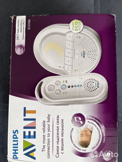 Радионяня philips avent scd506