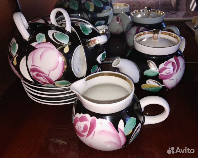 Фарфоровый чайный сервиз СССР Хайта