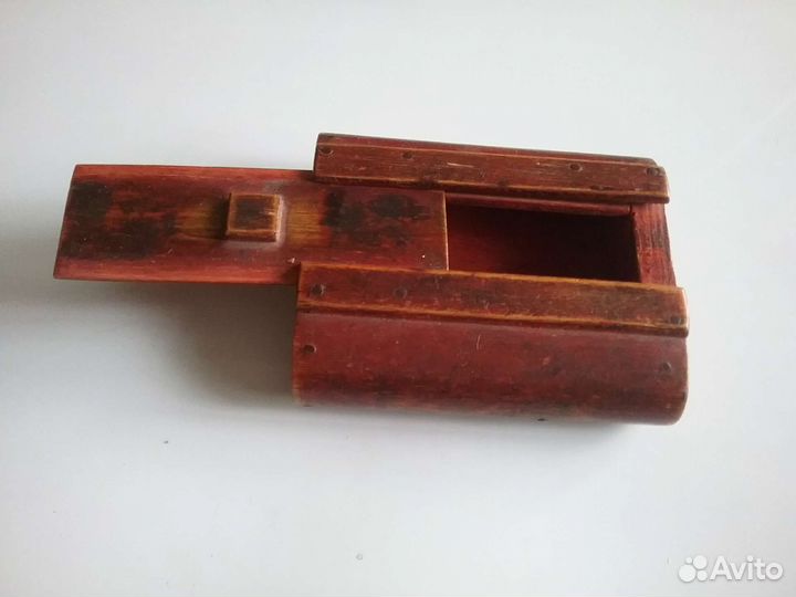 Табакерка деревянная СССР