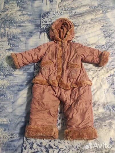 Зимний комбинезон для девочки 92