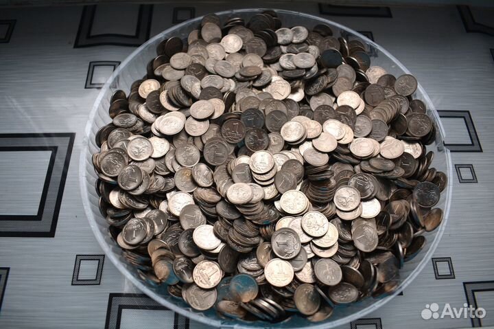 Монеты 1 копейка 2000-2001 г 2,8 кг