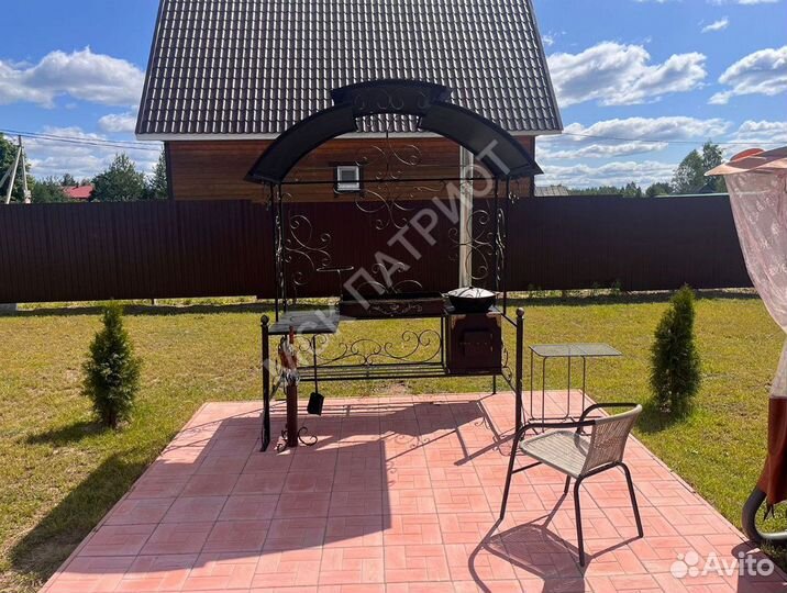 Мангал с крышей