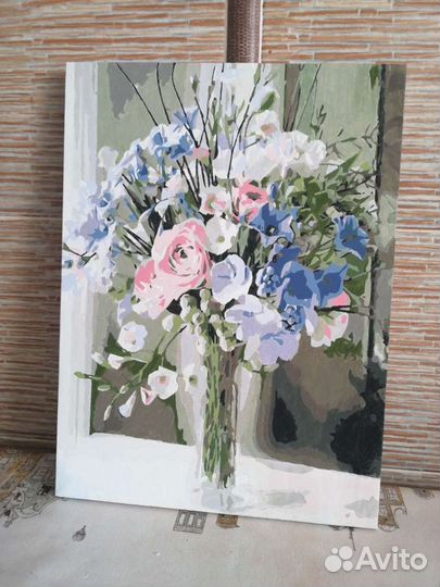 Картина на холсте красками