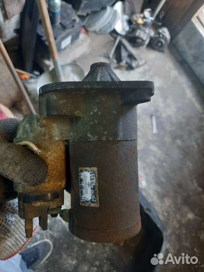 Стартер renault logan