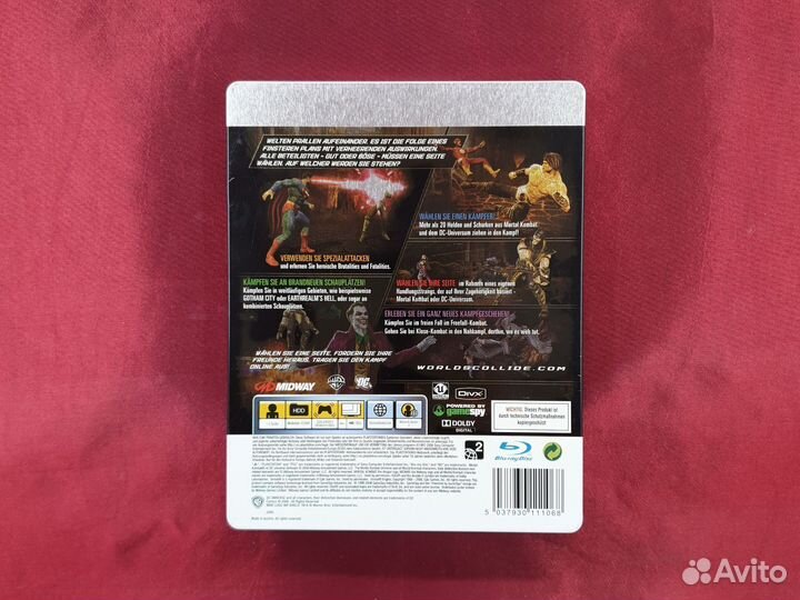 Mortal kombat vs DC Universe в стилбуке для ps3