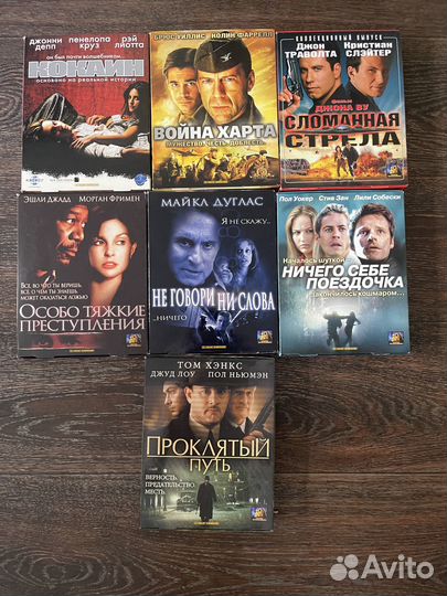 Фильмы на кассетах VHS laser video