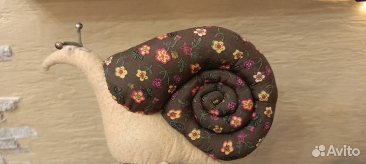 Улитка мягкая игрушка авторская