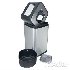 Урна уличная квадратная, пепельница, JAH-3222, 25л