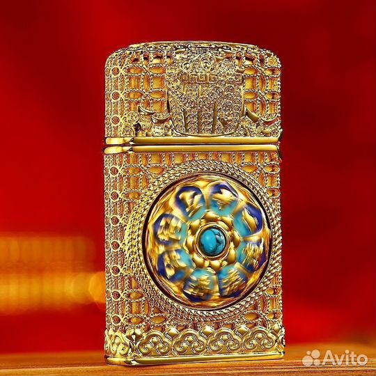 Зажигалка zippo лимитированная золотая