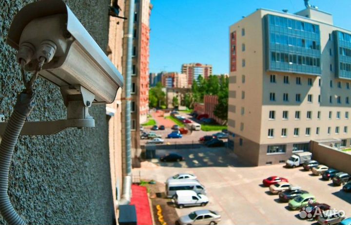 Комплект видеонаблюдения на улице