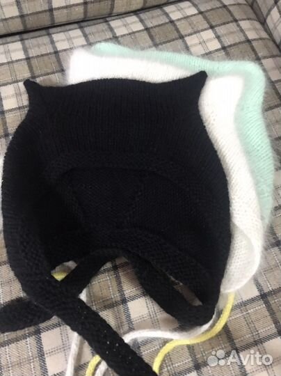 Шапка чепчик с ушками