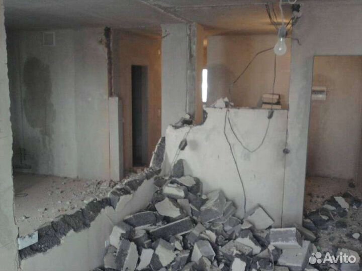 Перепланировка Передвигаем стены, демонтаж,монтаж