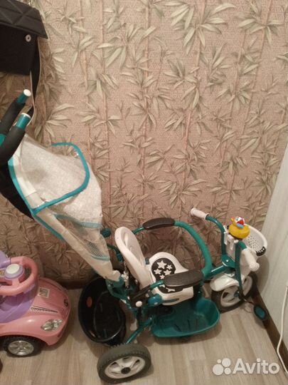 Детский трех колесный велосипед