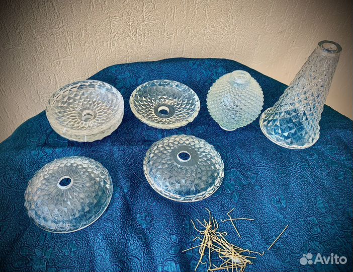 Подвески для люстры, детали, запчасти. Винтаж