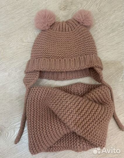 Комплект шапка и снуд zara