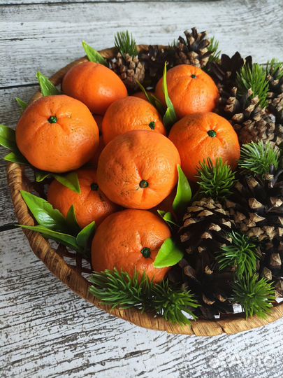 Мандарины из мыла