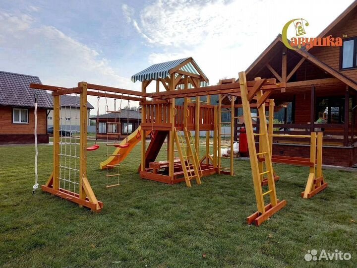 Детский уличный спортивный комплекс для дачи