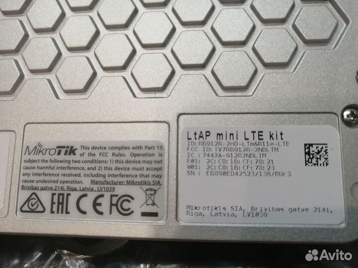 MikroTik LtAP mini LTE kit (RB912R-2nD-LTm&R11e-LT