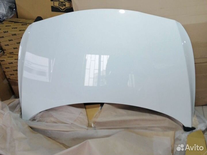 Капот белый Хендай Солярис 15г