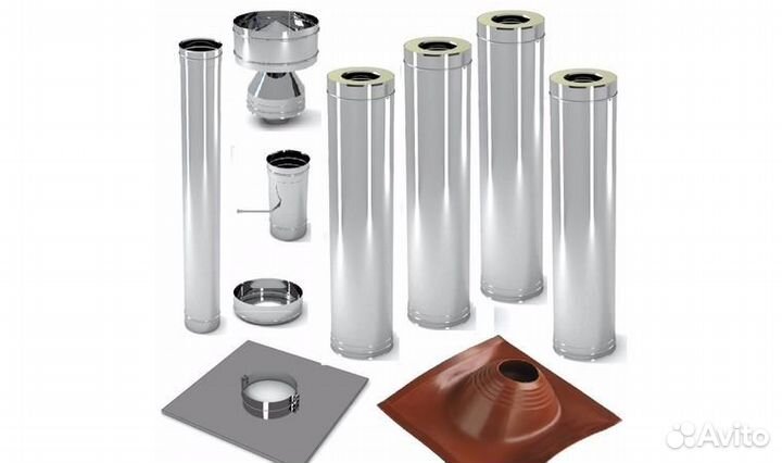 Трубы для дымохода и вентиляции