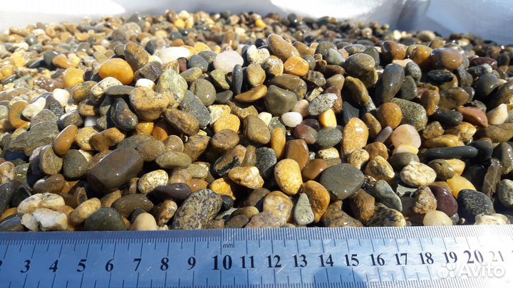 Галька речная Домбай 10-20 мм опт