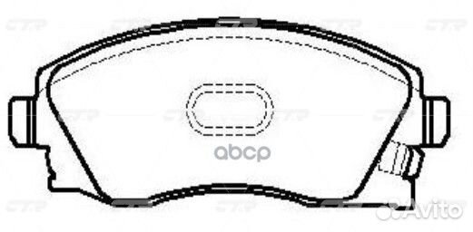 Колодки тормозные buick 15- передн. GK0274 CTR