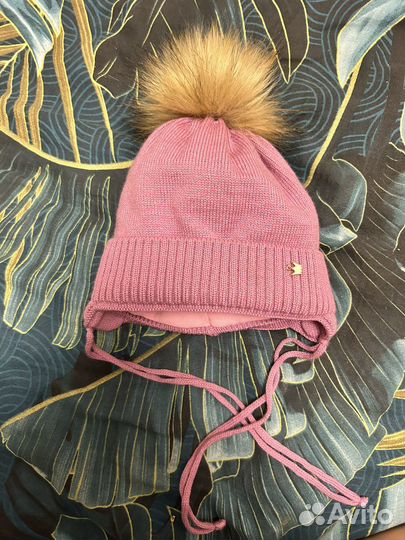 Шапка зимняя для девочки 48 50