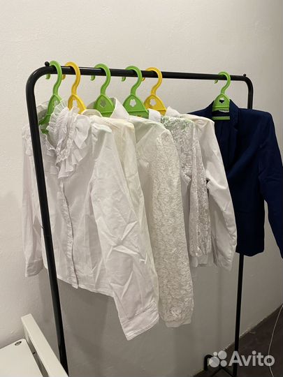 Блузка для девочки школьная 128