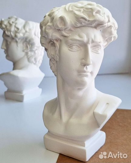 Декоративные изделия ручной работы,гипс,Давид