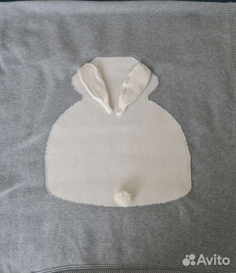 Детский вязаный плед 103*69