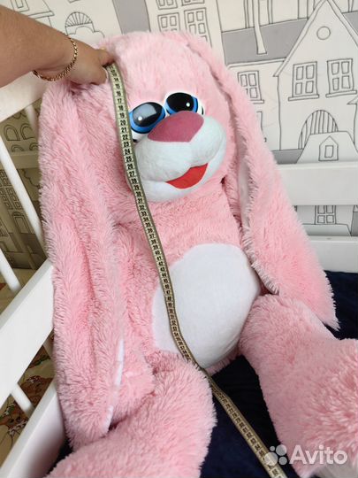 Большая мягкая игрушка заяц медведь