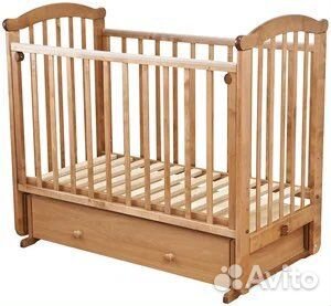 Кровать детская массив с матрасом