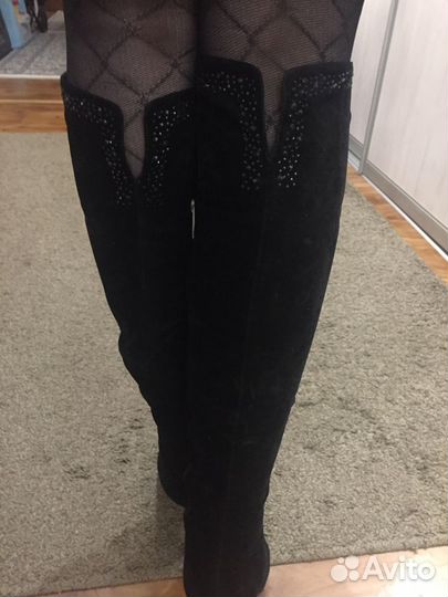 Сапоги ботфорты новые