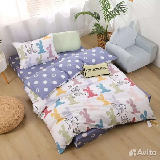 Комплект детского постельного белья сатин люкс