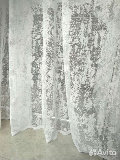 Тюль готовый новый