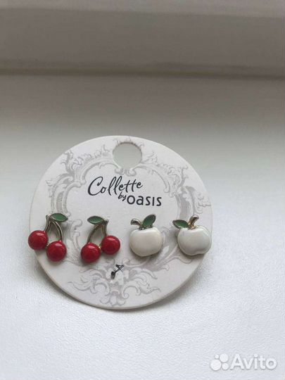 Новые сережки пусеты Collette by oasis