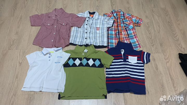 Детские рубашки и тенниски 2-4 года
