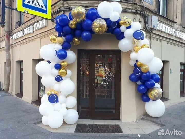 Арка из шаров на открытие