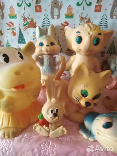 Резиновые игрушки СССР 27 шт