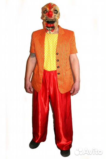 Адский клоун костюм на хеллоуин оно