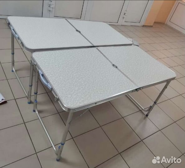 Стол + 4 стула Alumi Folding Table 120x60x70