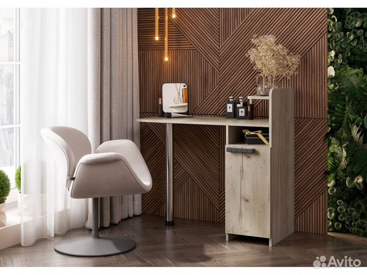 Стол макияжный (маникюрный ) №2 (96х94х45) серый