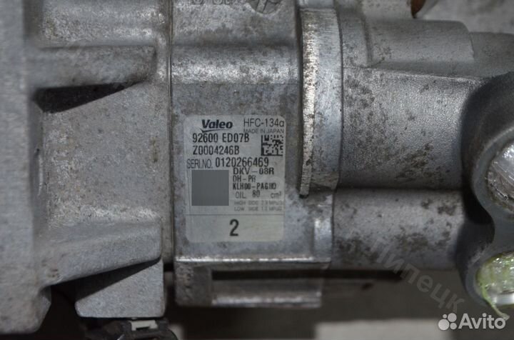 Компрессор кондиционера note Tiida Micra