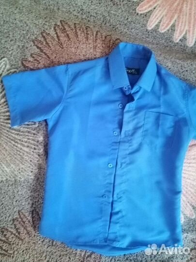 Рубашки школьные 128-140р