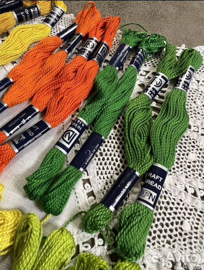 Лот мулине крученое для венгерской вышивки