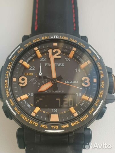 Часы мужские casio protrek prg-600yb-1dr