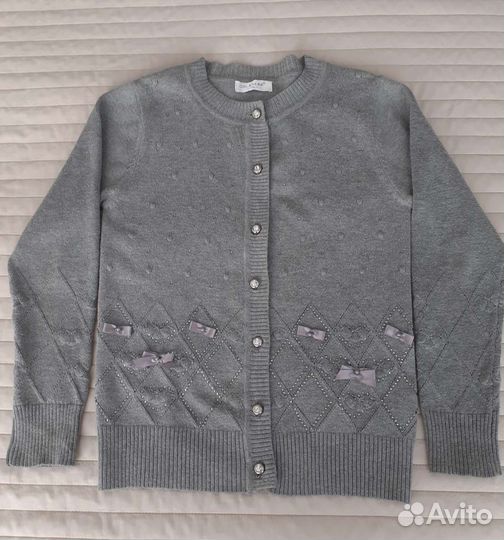 Школьный кардиган, рост 134 см