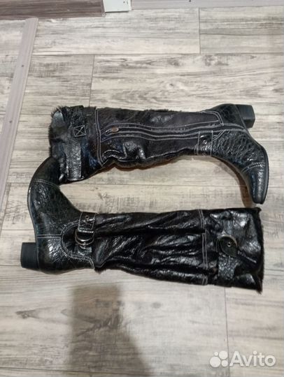 Сапоги женские натуральная кожа