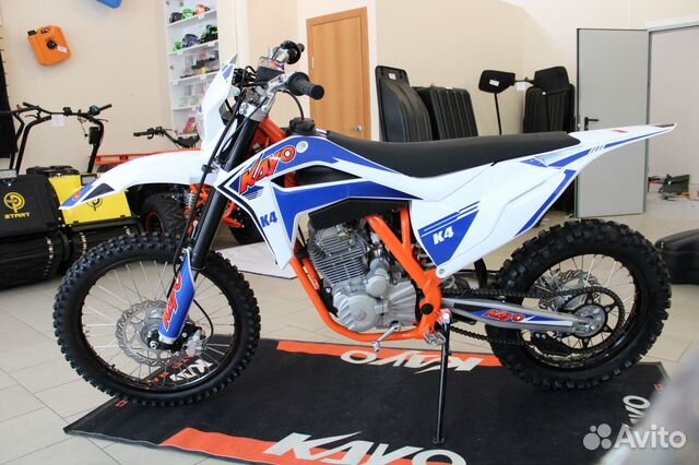Мотоцикл кроссовый kayo K4 MX 21/18 (2022г.)