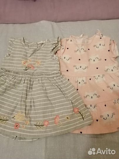 Вещи пакетом на девочку 80-86 размер